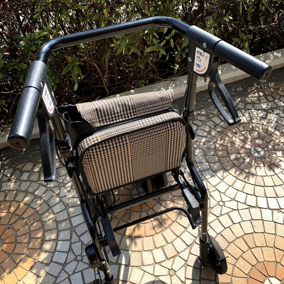 マキテック　アンティ　U字ハンドル　シルバーカー　歩行補助　ショッピングカート