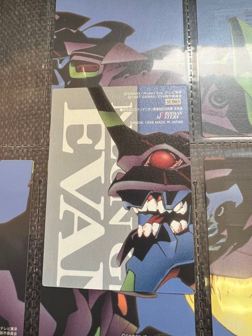 エヴァンゲリオン1998年BANDAI 劇場版BOX特典カードセット非売品グッズ