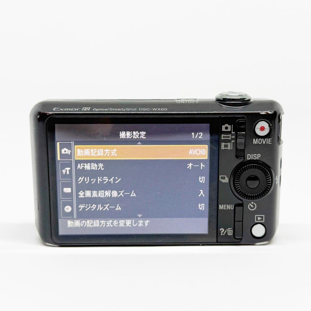 SONY Cyber-Shot DSC-WX60 ブラック ソニー コンデジ