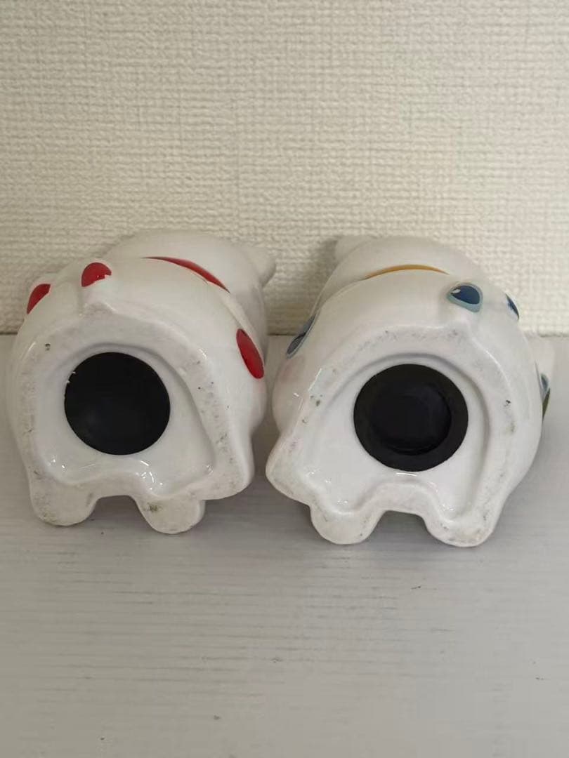 招き猫貯金箱陶器開運 置物 昭和レトロ