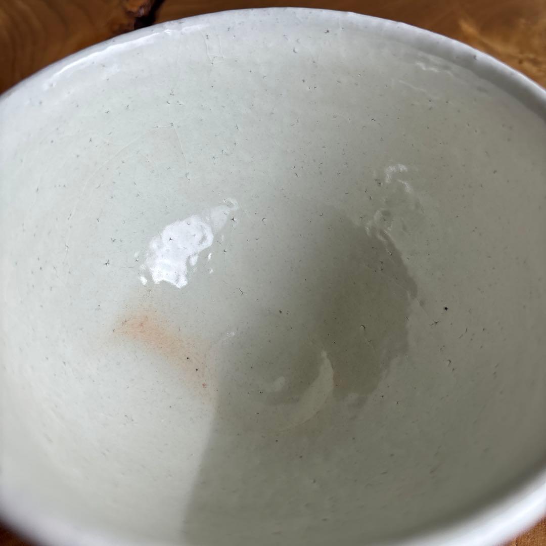 粉引茶碗 伯耆西山作 紙箱 抹茶碗 茶道具