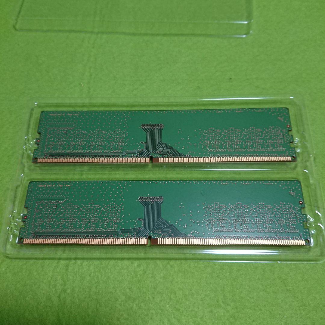 【動作確認済】合計16GB Samsung DDR4 8GB×2枚 メモリ
