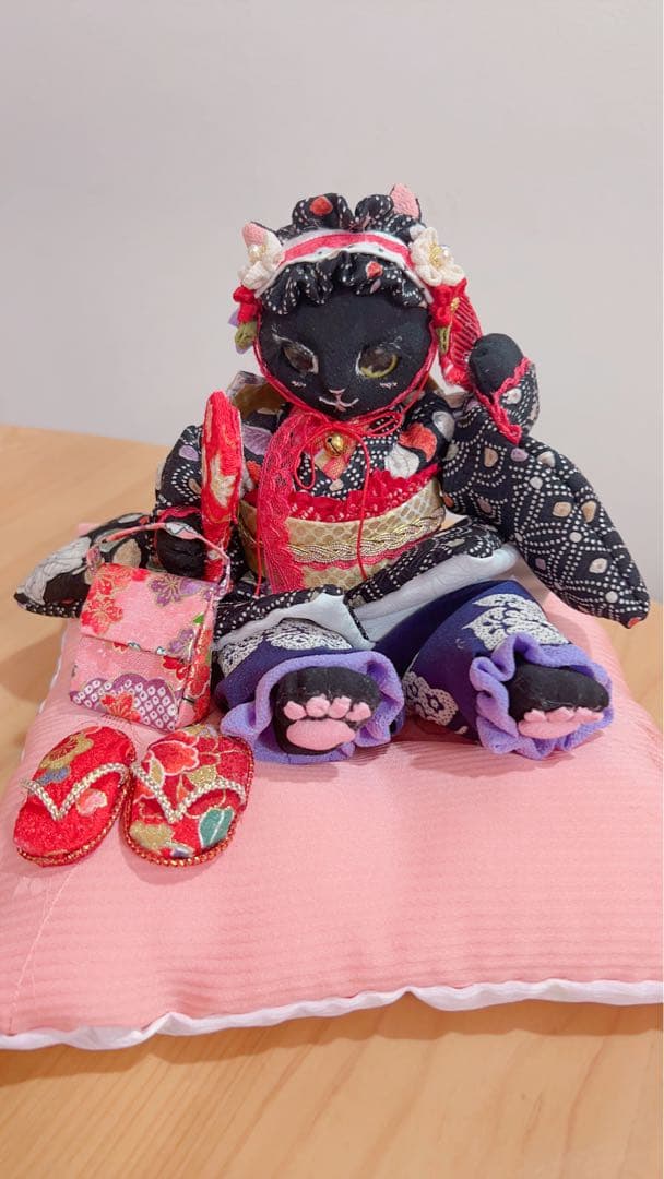 着物黒猫