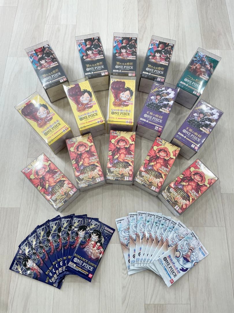 ワンピースカードゲーム セット 新品未開封 テープ付　BOX　おまけ付き