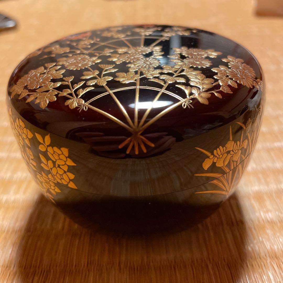 花扇蒔絵　平棗　一光作