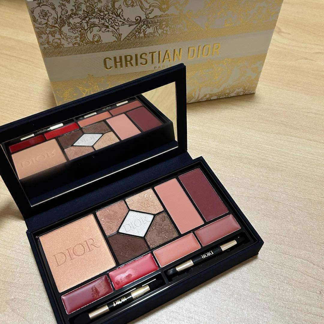 【美品】ディオールDior アイシャドウパレットリップ 化粧品 デパコス