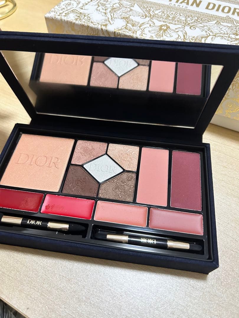 【美品】ディオールDior アイシャドウパレットリップ 化粧品 デパコス