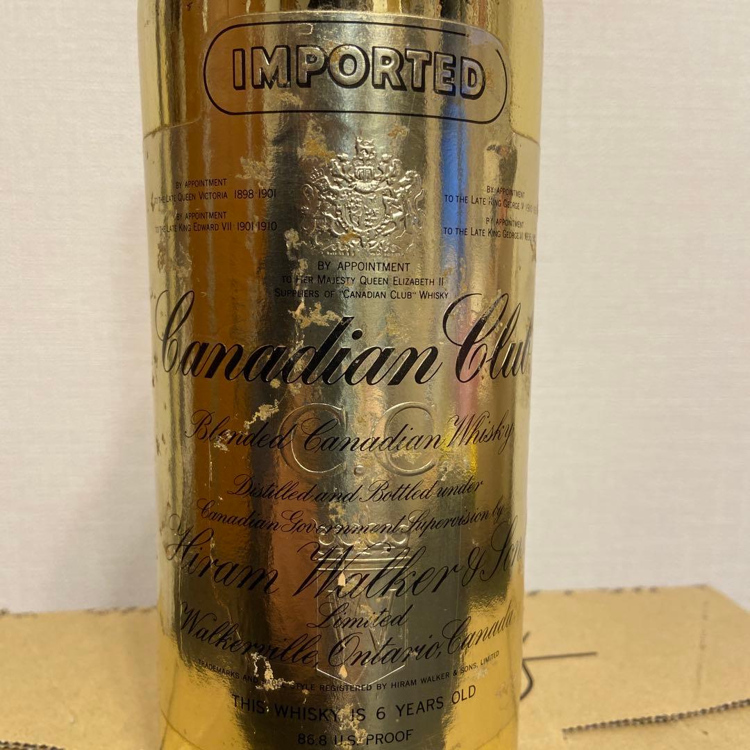 Canadian Club 6年 1971年製ウイスキー