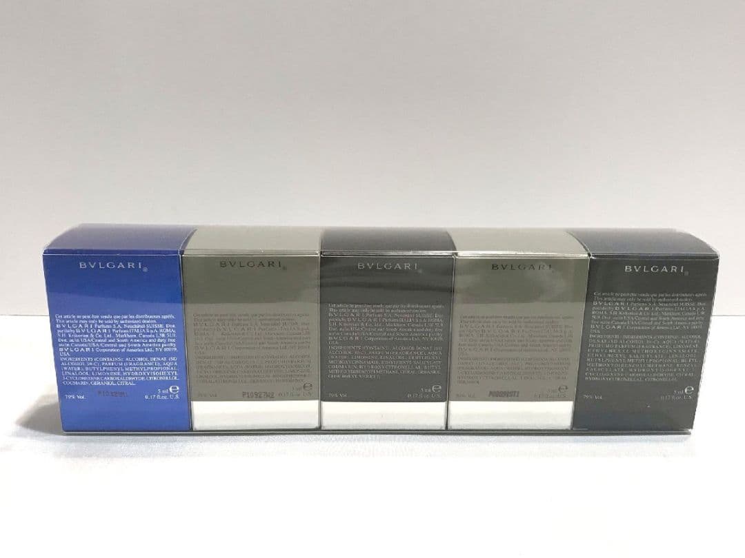 ブルガリミニ香水5ml 5点EXCLUSIVE TO TRAVEL RETAIL