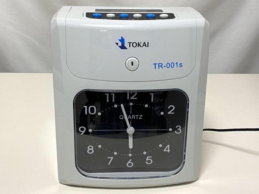 ★箱入カード付美品　TOKAI タイムレコーダーTR-001s 6欄印字