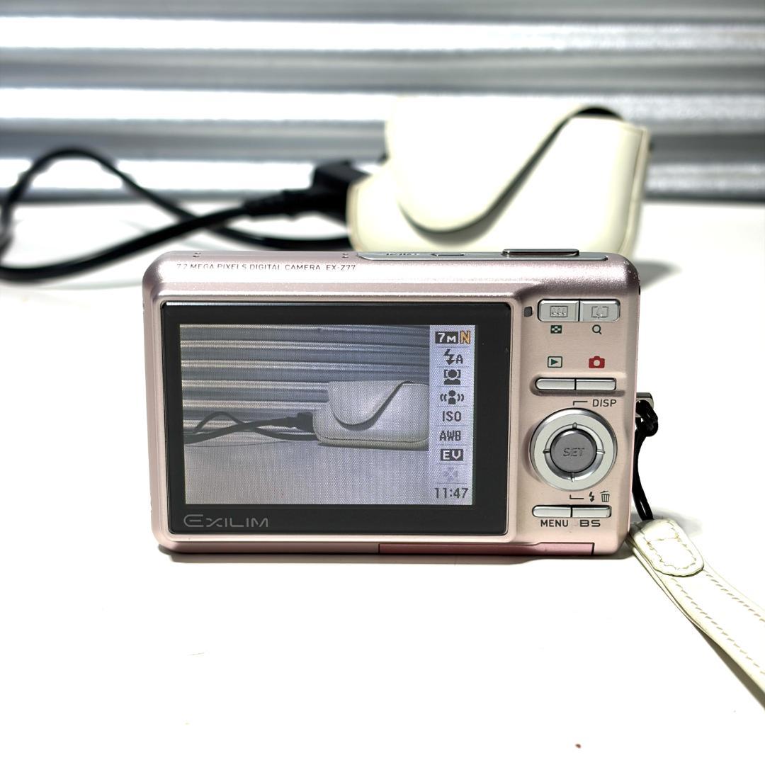 中古 CASIO カシオ EXILIM EX-Z77 デジカメ 動作確認済み