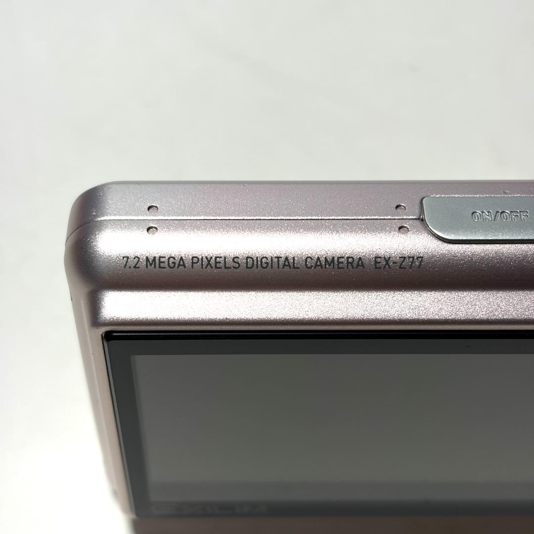 中古 CASIO カシオ EXILIM EX-Z77 デジカメ 動作確認済み