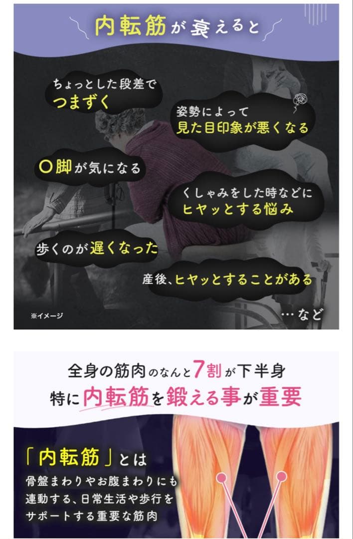 新品　EMS内転筋トレーニング器具