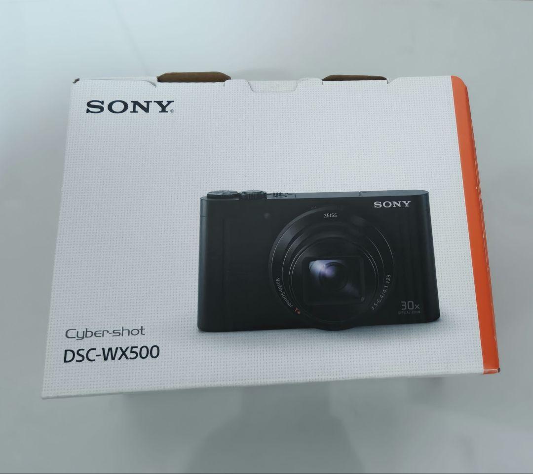 動作品SONYデジカメ DSC-WX500（レッド）　レザーケース付き！