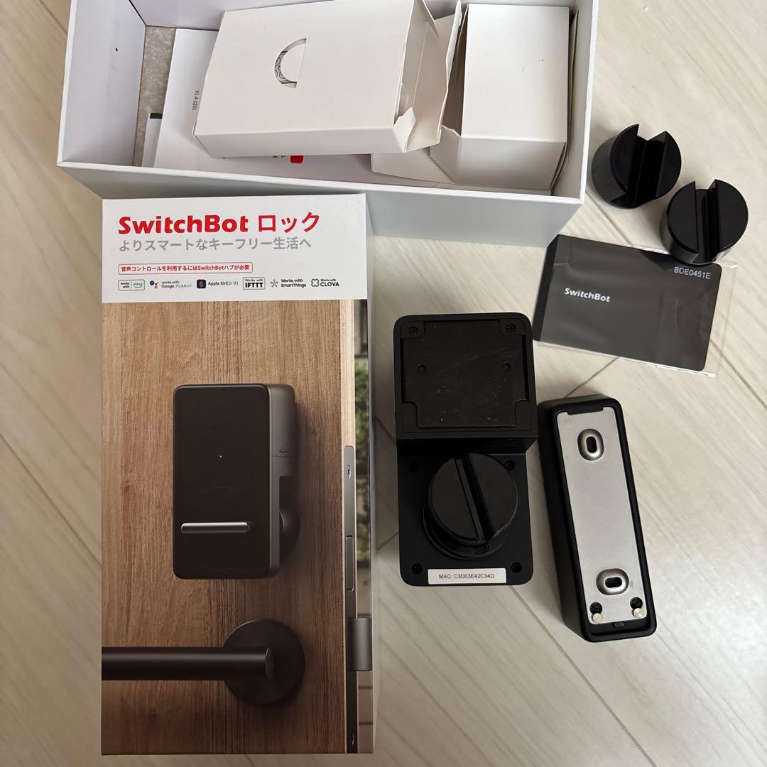 【SwitchBot】スマートロック＆指紋認証キーパッドセット