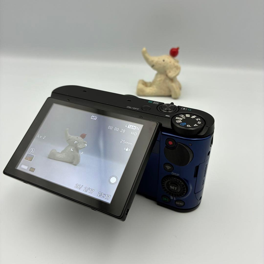 美品★ CASIO EXILIM EX-ZR1600 ブルー デジタルカメラ