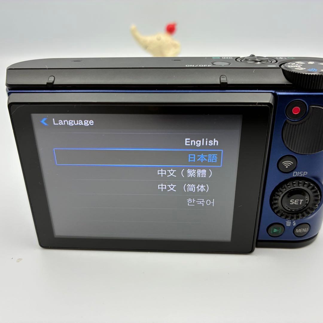 美品★ CASIO EXILIM EX-ZR1600 ブルー デジタルカメラ