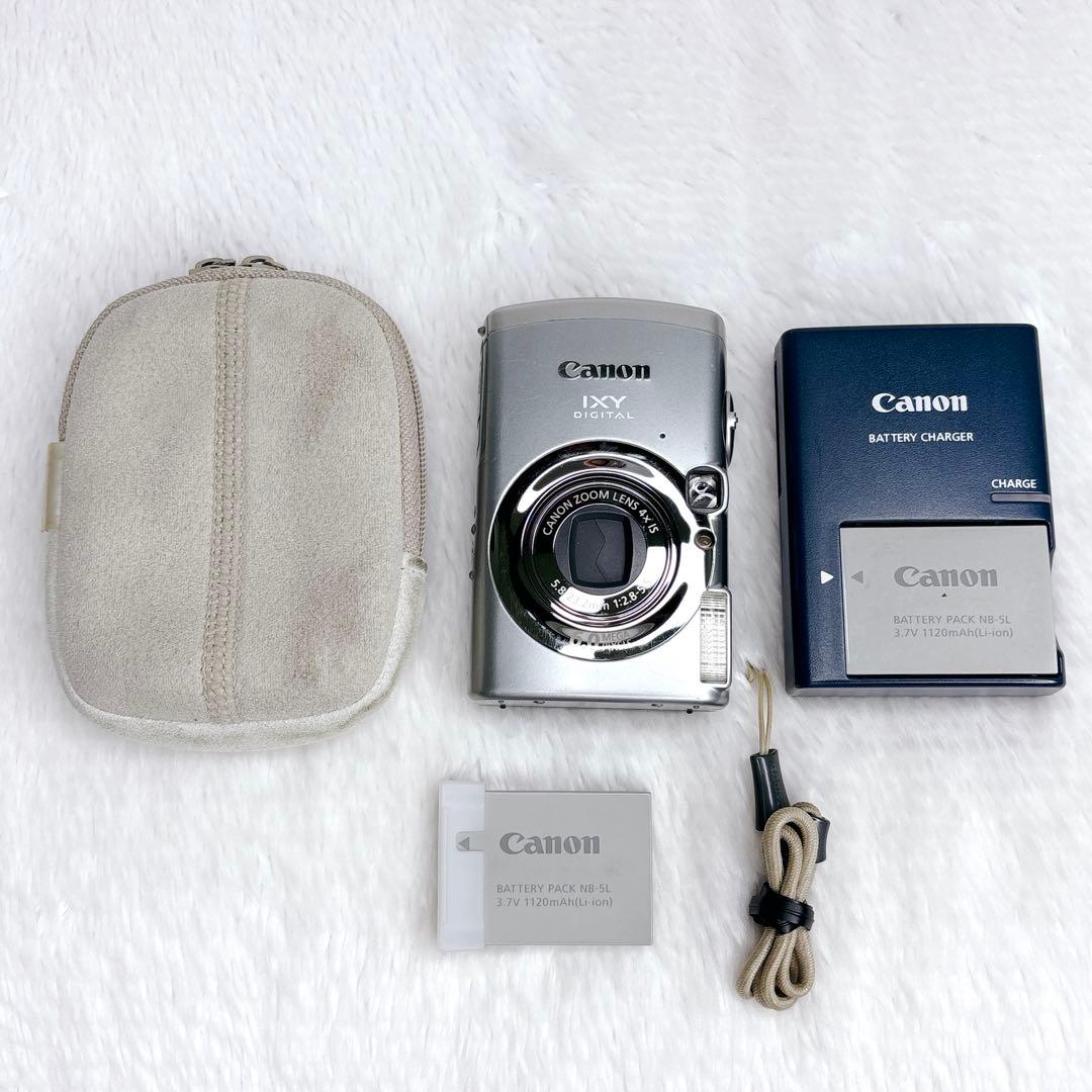 Canon IXY 800 IS デジタルカメラ 動作確認済　充電池2個付