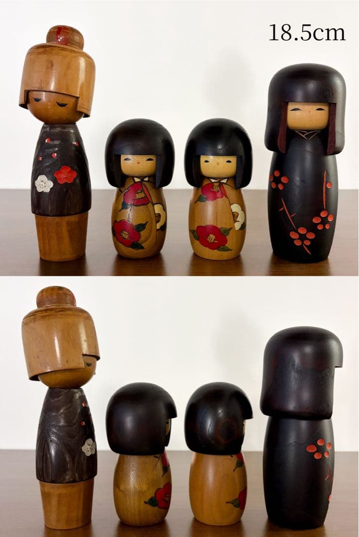 卯三郎 創作 こけし セット まとめ まとめて レトロ 可愛い kokeshi