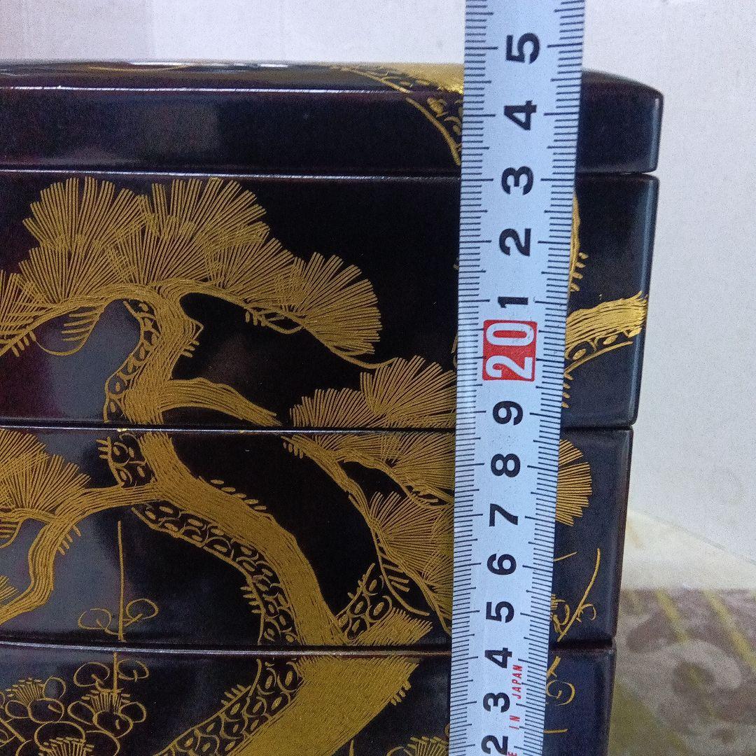 重箱五段重　 天然木漆器