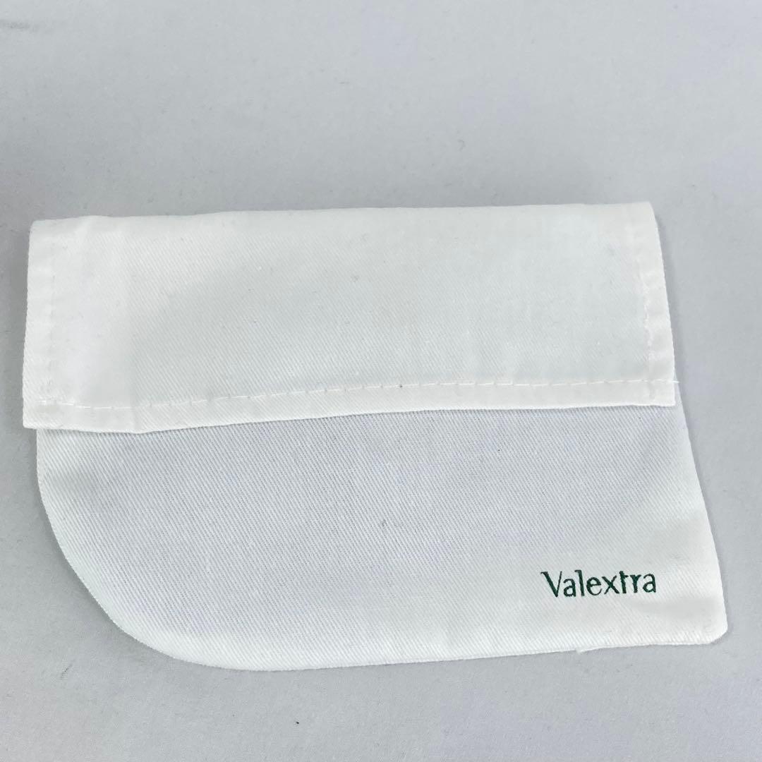 【極美品】Valextra ヴァレクストラ　ブルー　レザー メガネケース　袋付