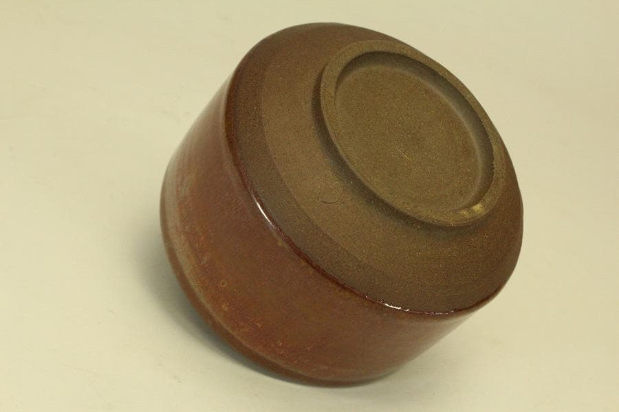 茶道具 高取焼 鬼丸雪山作 茶碗 共箱 未使用(メ1816)