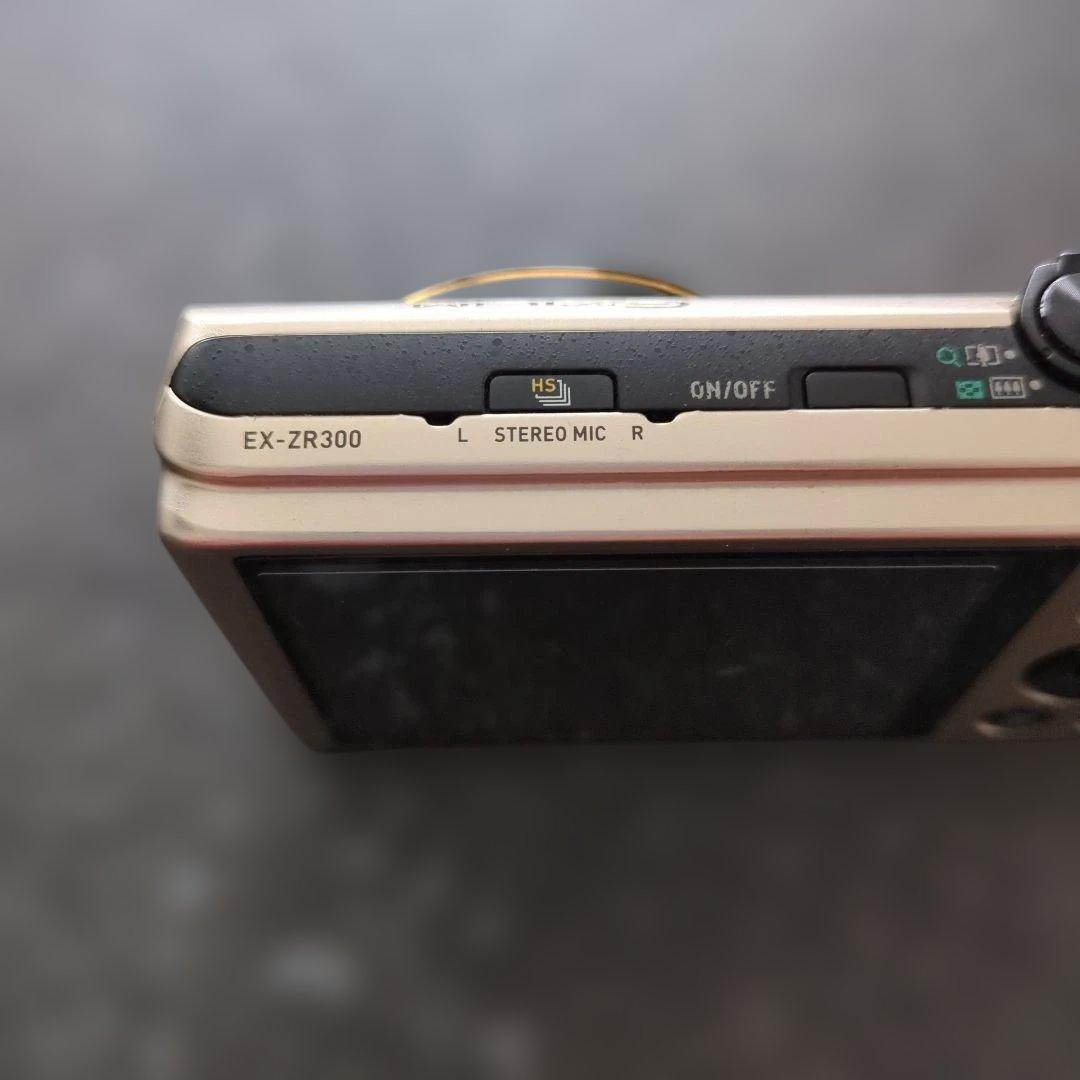 【動作OK】CASIO EXILIM EX-ZR300 ゴールド12.5倍ズーム
