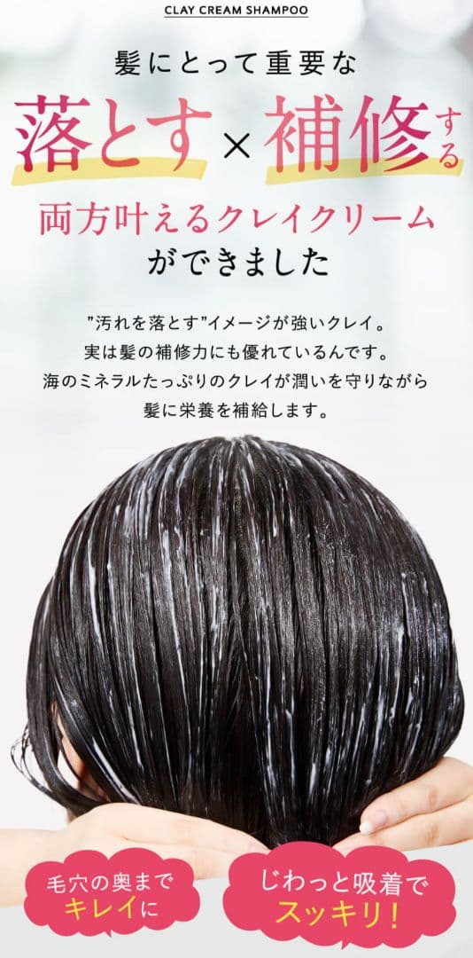 クレイクリームシャンプーモイスト★ヘアエッセンスオイルモイスト★詰め替え用×2個