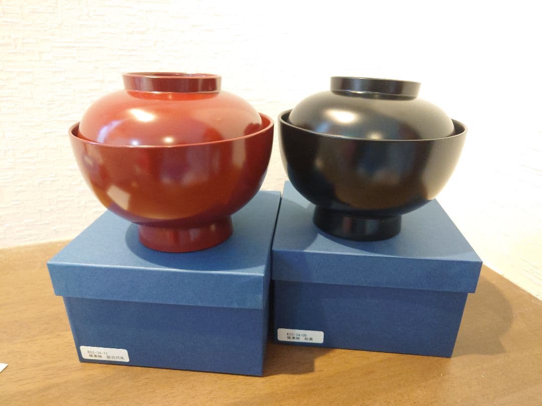 雑煮椀 越前漆器☆漆塗り お椀 箱あり２客