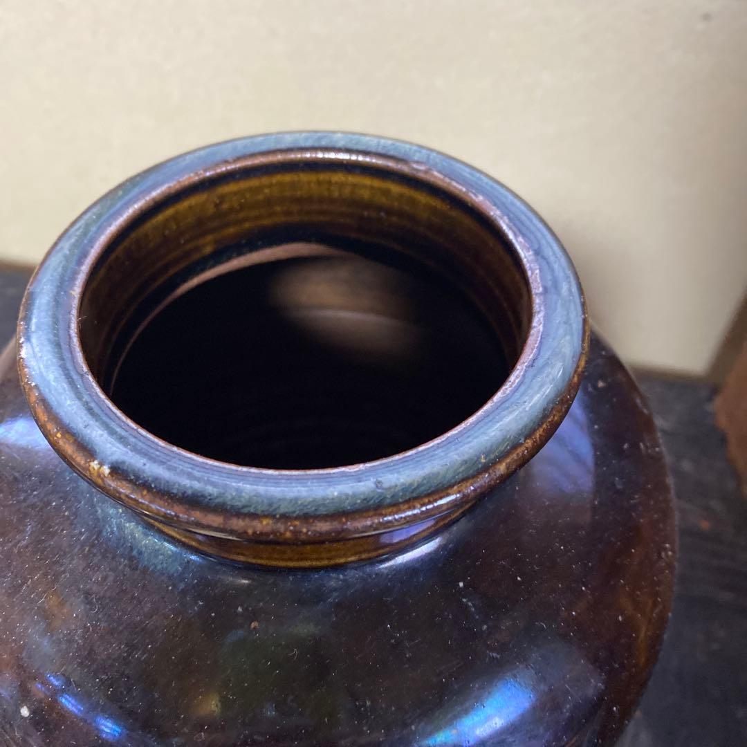 曜変茶入壺【桐箱付】
