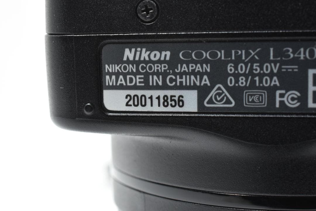 《 美品 》　ニコン　Nikon COOLPIX L340 電池付・動作確認済