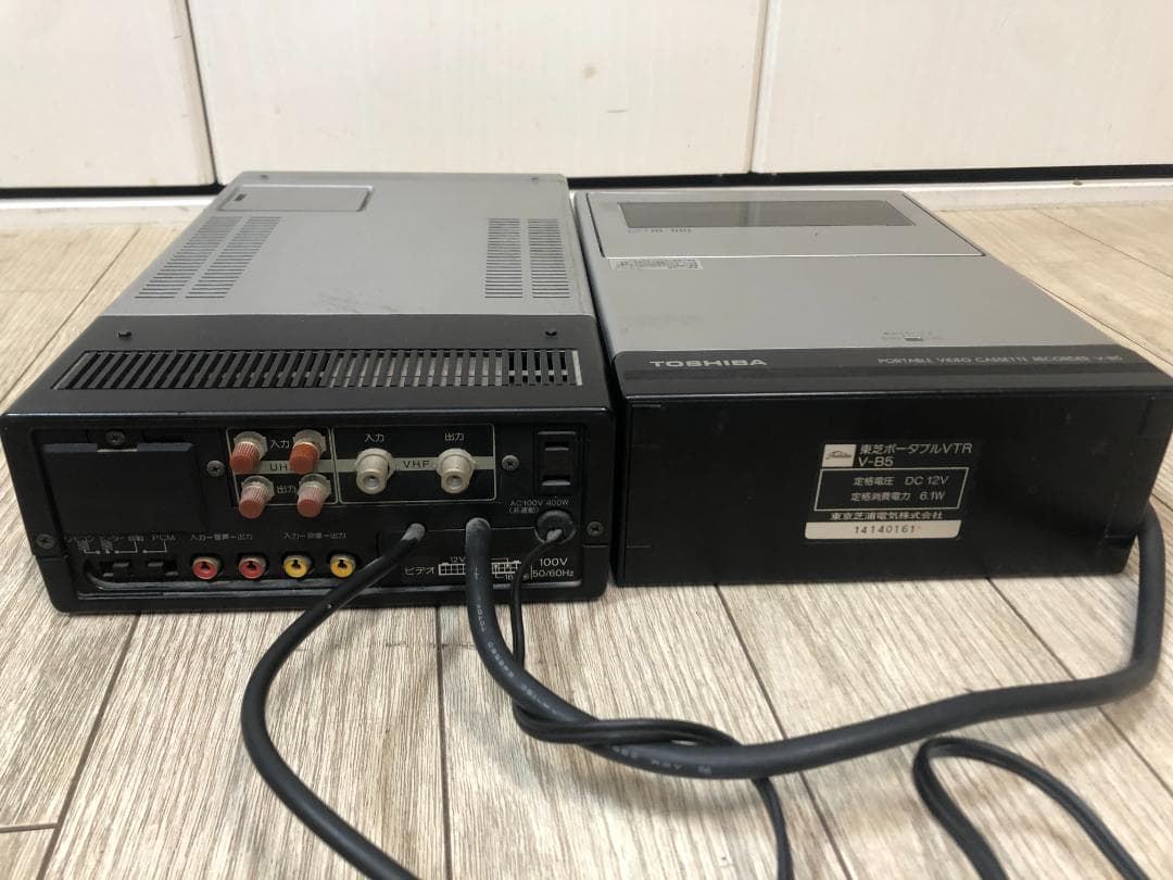TOSHIBA 東芝 ベータビデオβ レコーダー V-B5 チューナーTT-B5