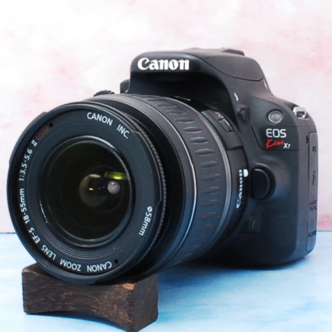 Canon Kiss X7✨小型＆軽量で持ち運びラクラク✨一眼レフカメラ