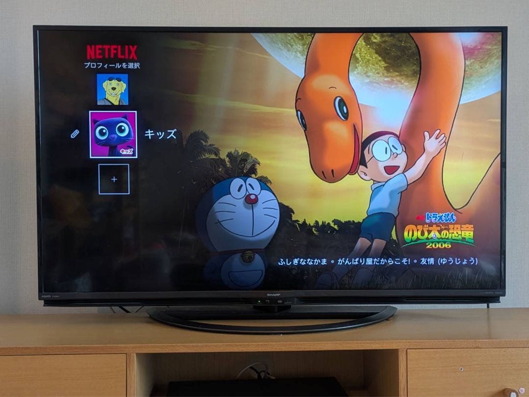 むっちゃん　液晶テレビ