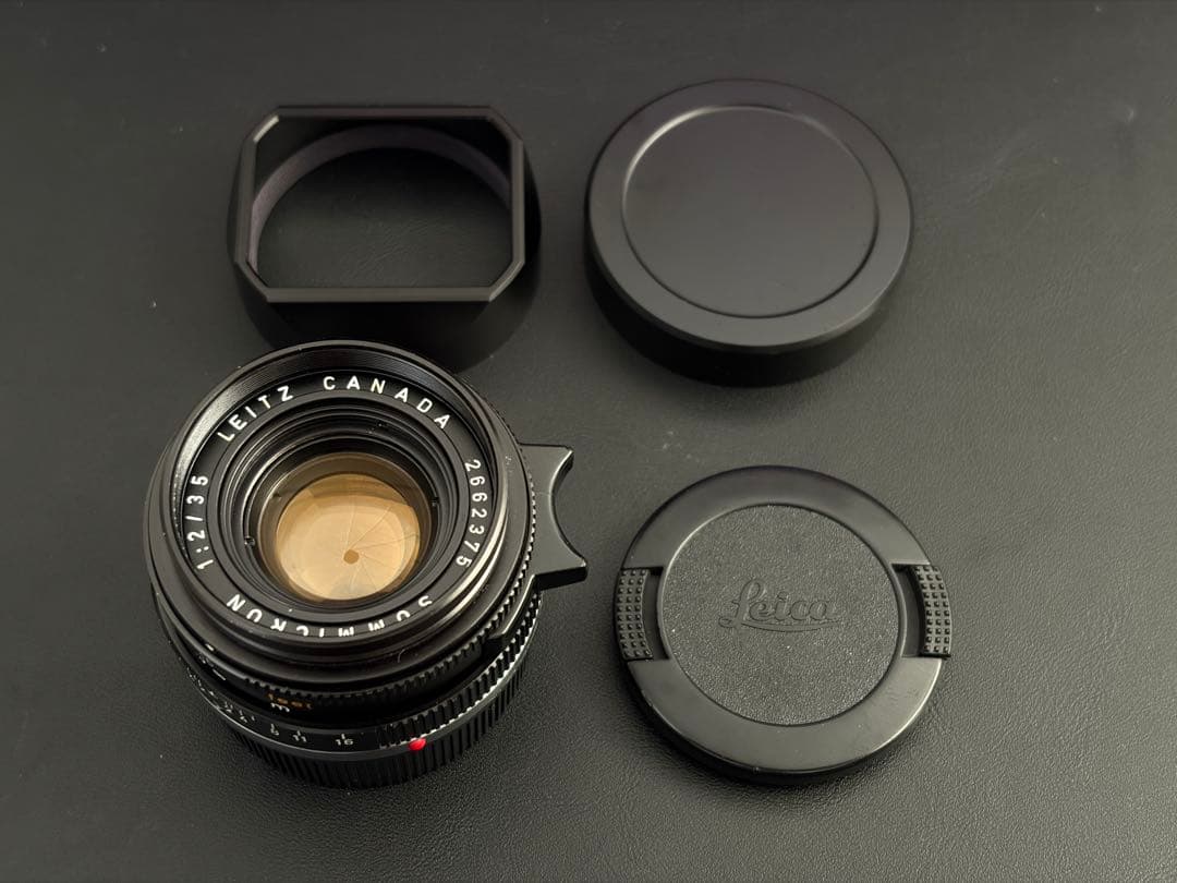 Leica Summicron 35mm F2 V3 OH済 Tahusaフード