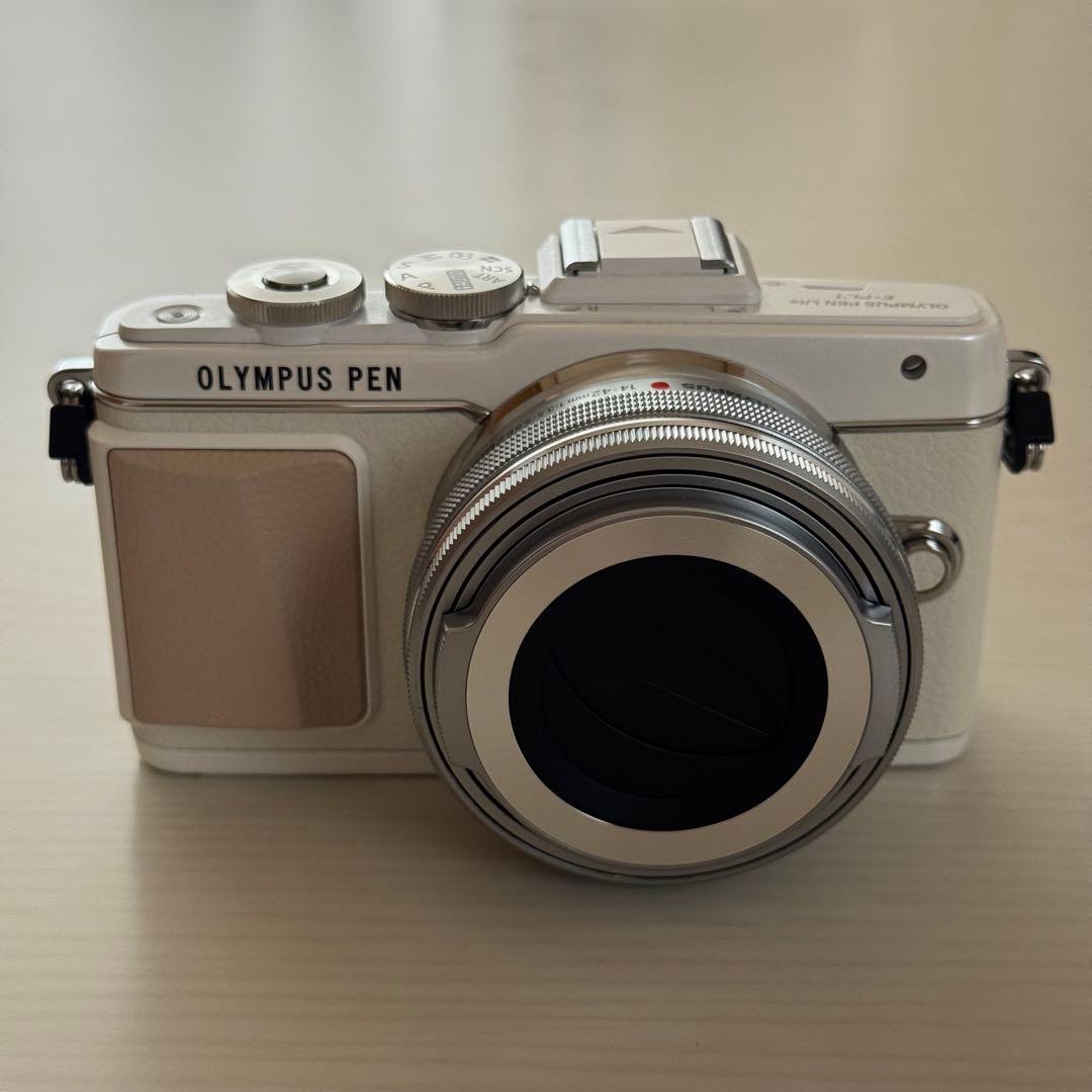 OLYMPUS PEN Lite E-PL7 ホワイト ミラーレス一眼 カメラ