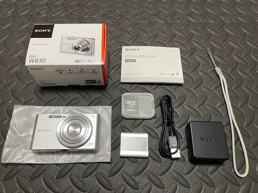 SONY サイバーショット　DSC-W830 SDカード付き