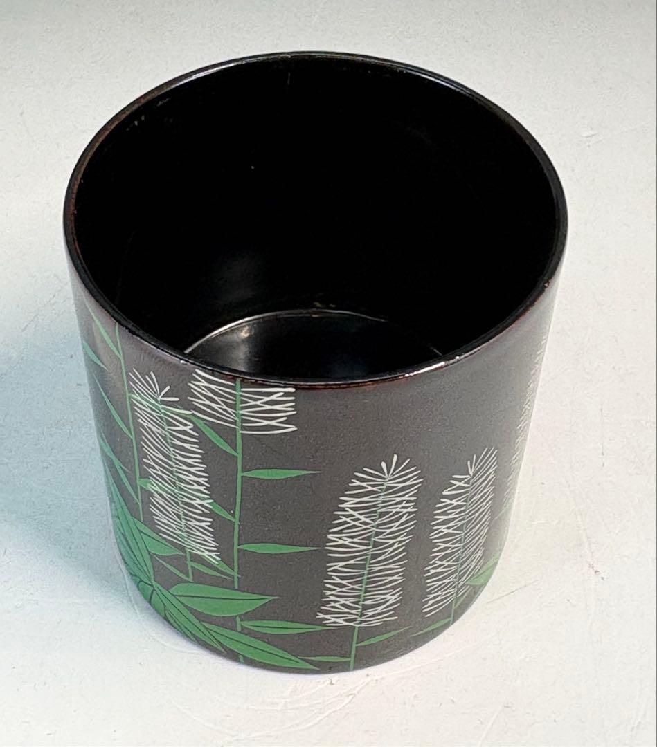 ★中古品★茶道具　中嶋宗峰造　白糸草蒔絵　松溜金輪寺