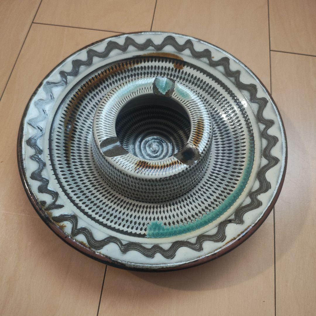 小石原焼 大皿 長期保管品 灰皿、花器にも