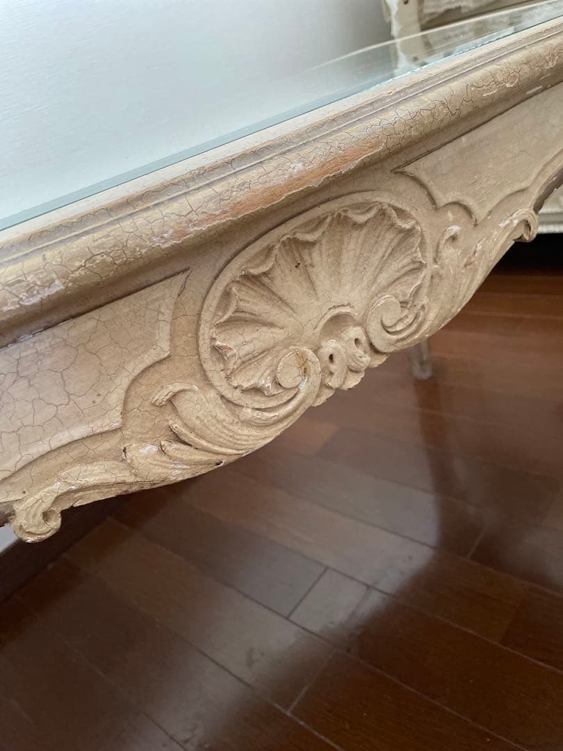 〜❤︎ 1900年代 フランスアンティーク家具 ロカイユ彫刻 ローテーブル 〜❤︎