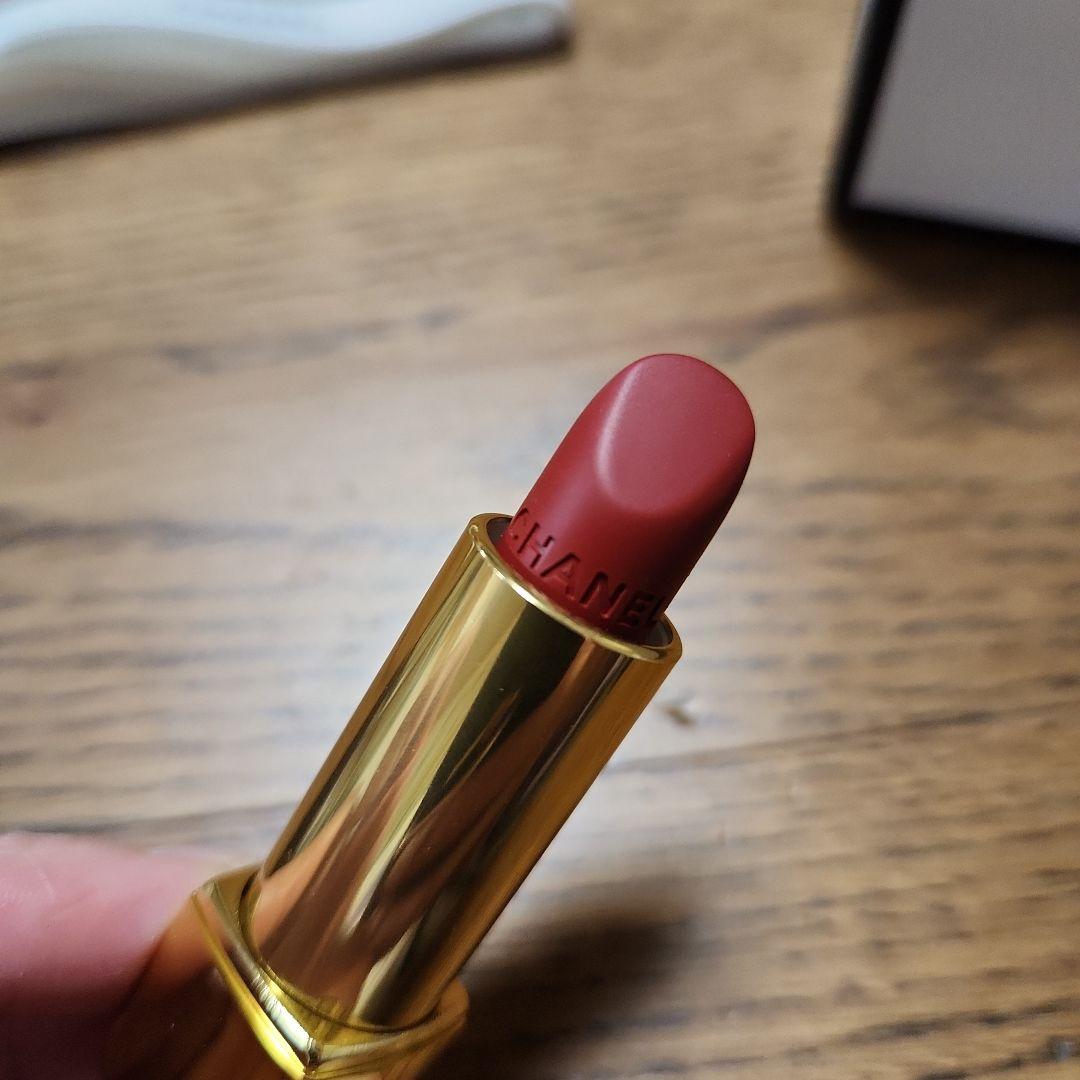 CHANEL MIROIR DOUBLE FACETTES　手鏡と口紅のセット