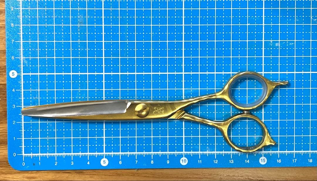 ネットワークシザー BR ゴールド シザー　柳刃 笹刃　ブラント スライド
