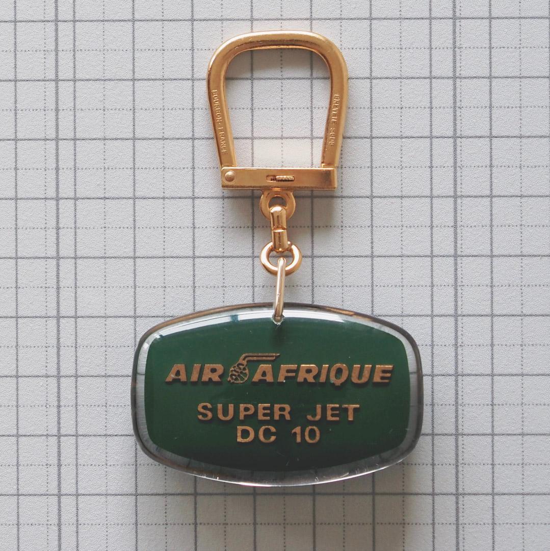 ブルボンキーホルダー「AIR AFRIQUE 」飛行機