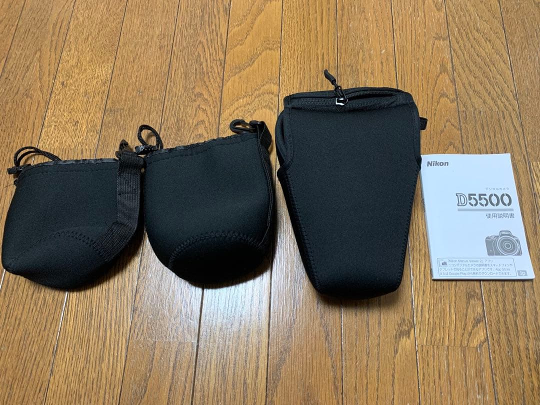 （美品）デジタルカメラ Nikon D5500 ダブルレンズ付き