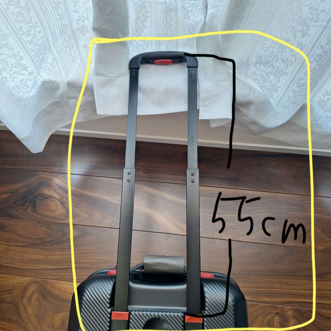 新品　未使用　プラスワン　スーツケース　黒　キャビンサイズ