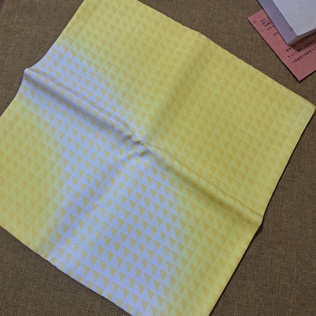 希少✨セール 茶道 裏千家 帛紗 正絹 巳年デザイン黄色 ヴィンテージ