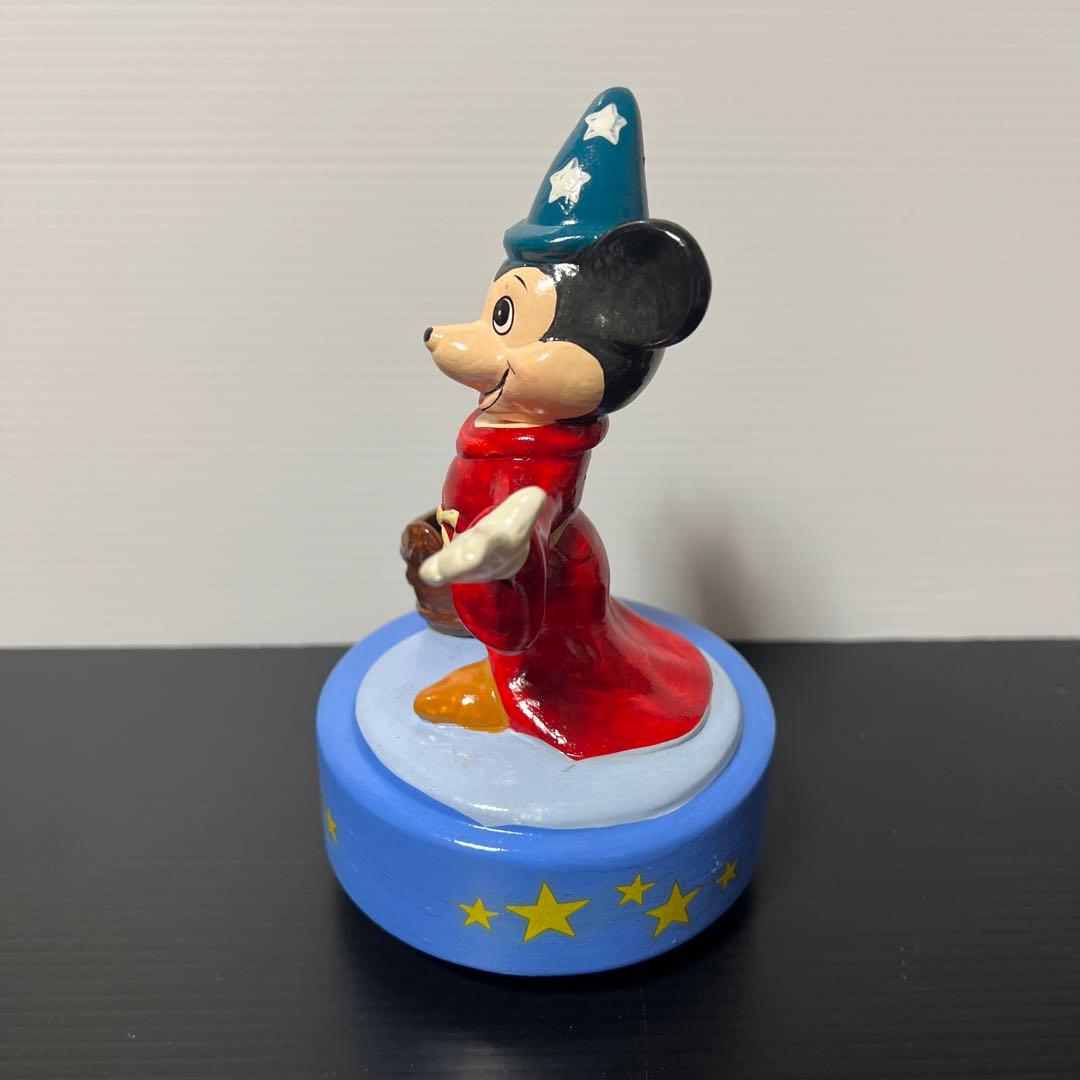 ディズニー　ミッキーマウス　ファンタジア　陶器　オルゴール