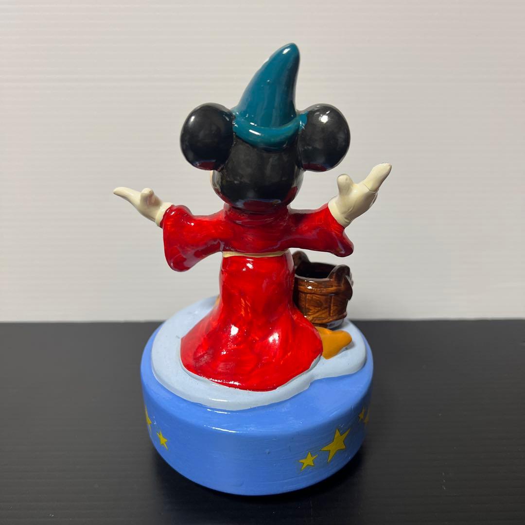 ディズニー　ミッキーマウス　ファンタジア　陶器　オルゴール