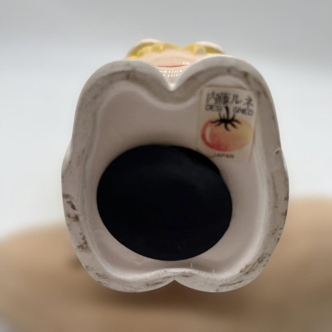 希少　美品　内藤ルネ　デザイン　ryu RUNE 貯金箱　陶器