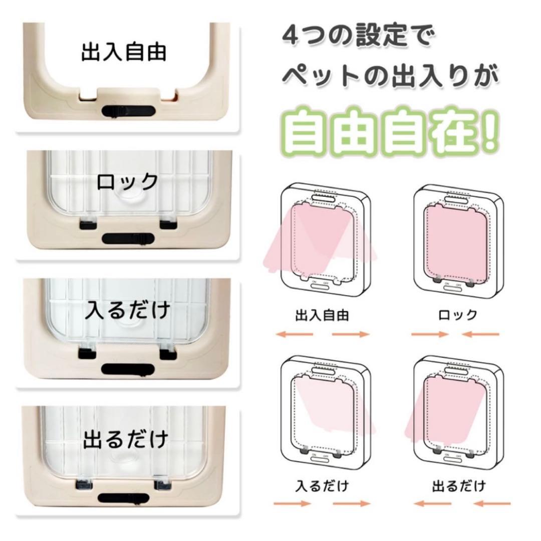 猫ドア付きキャットケージ グレー 3段 161cm 扉パーツ1つ不良あり